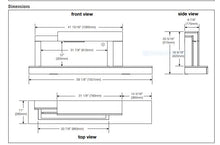 Load image into Gallery viewer, Wall Mount Electric Fireplace
