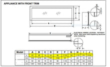 Load image into Gallery viewer, Outdoor Rated Linear Electric Fireplace 43&quot;
