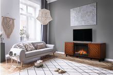Load image into Gallery viewer, The Bella Electric Fireplace Media Console
