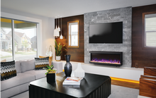 Load image into Gallery viewer, Trivista™ Pictura 50&quot; 3-Sided Wallmount Electric Fireplace
